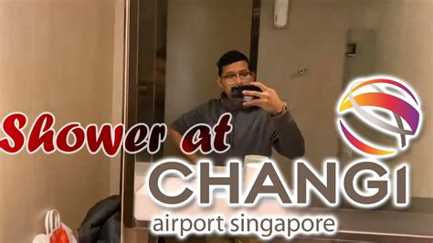 singapore airport shower cost